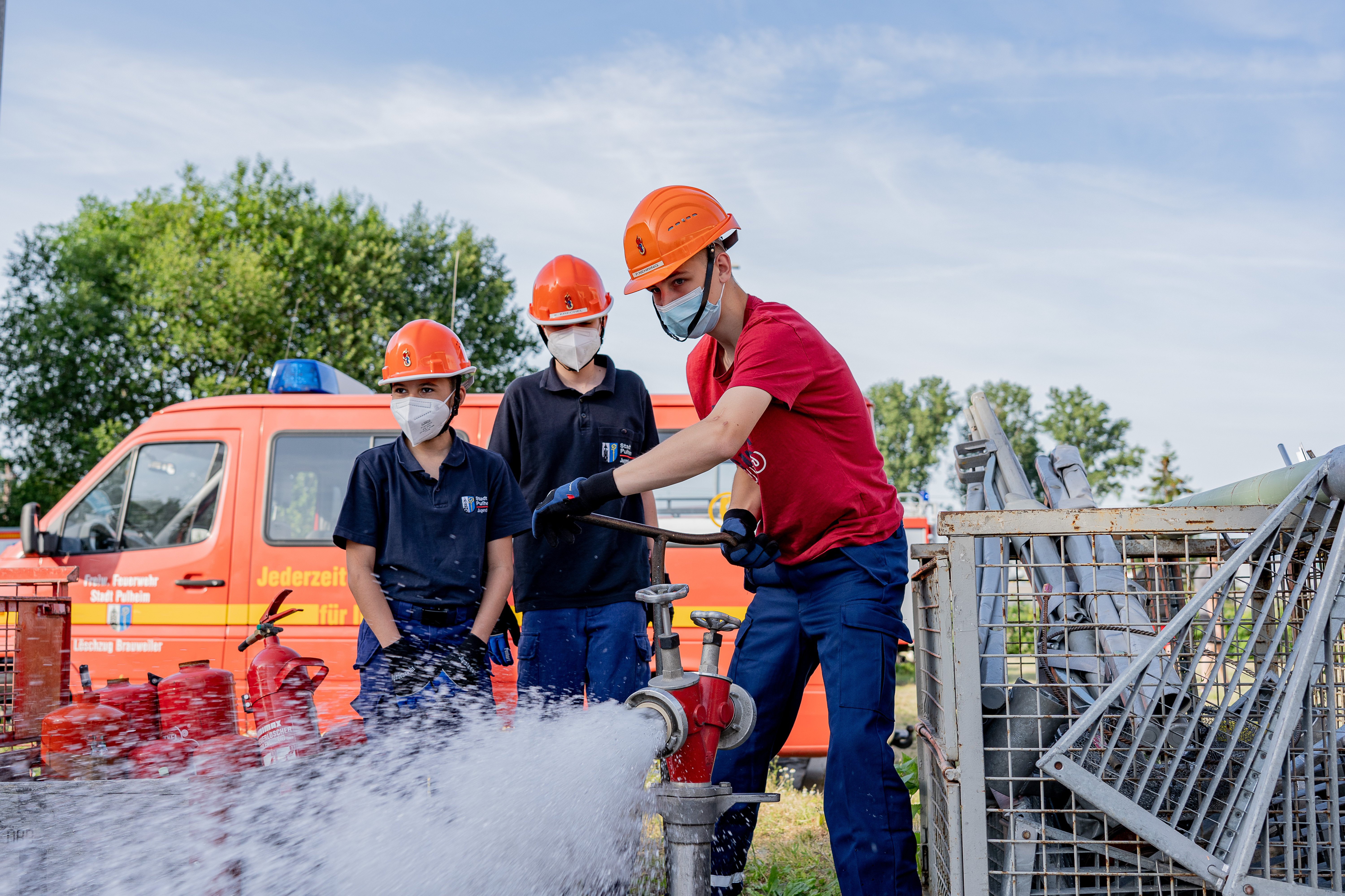 210615 Jugendfeuerwehr JF Erster bungsdienst nach Corona12