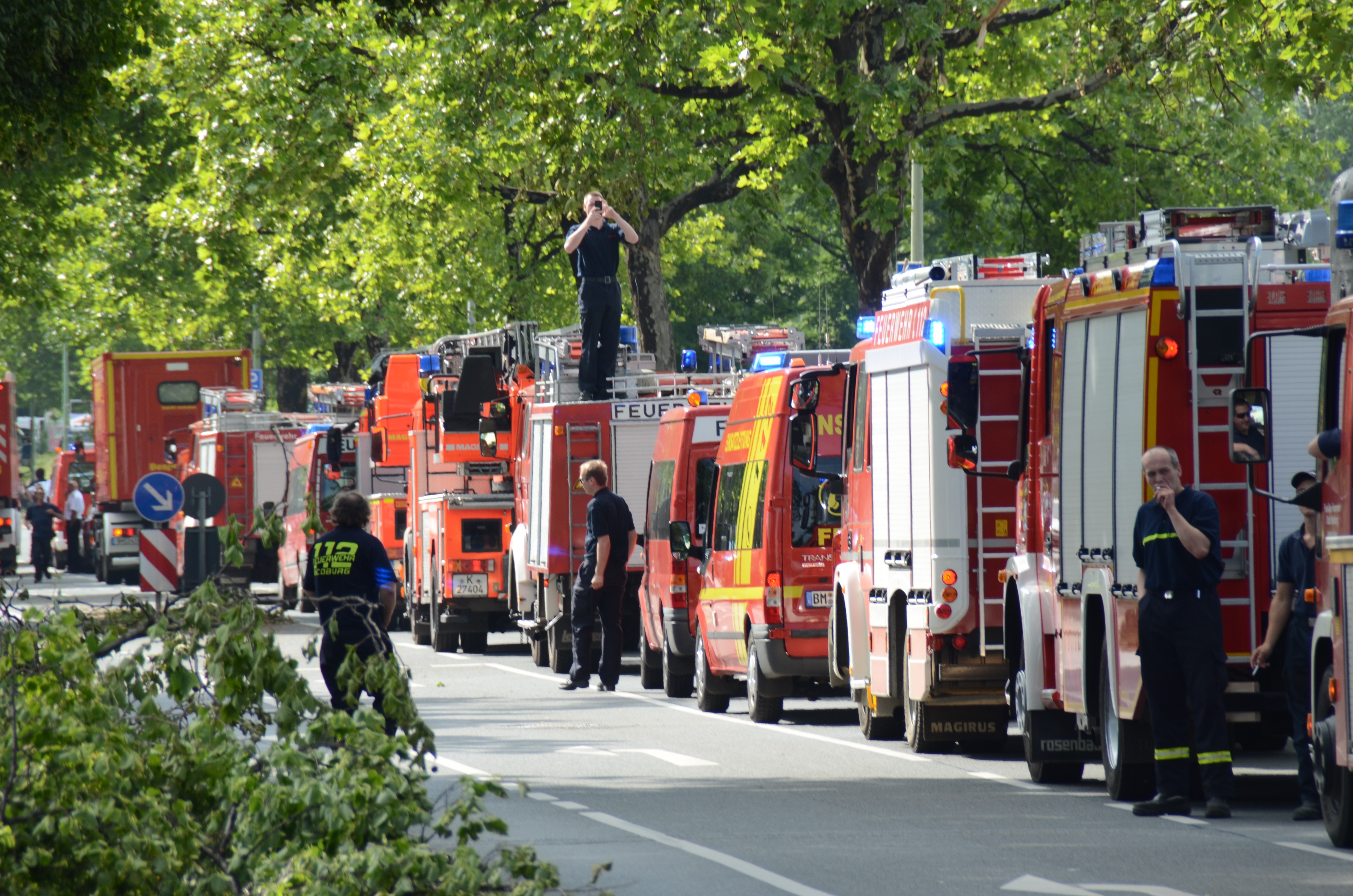Essen Ela Ankunft Essen FahrzeugKolonne AlteBottroperStr 4 m